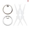 Nail Art Cat's Eye Magnet Tool Hollow Ring-shaped Glass Bead Cat Eye Magnetic Nail Art Effect Magnetic Gel Polish Manicure Tools