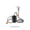 Compact Outdoor Shower System with Adjustable Water Flow for Camping And Hiking