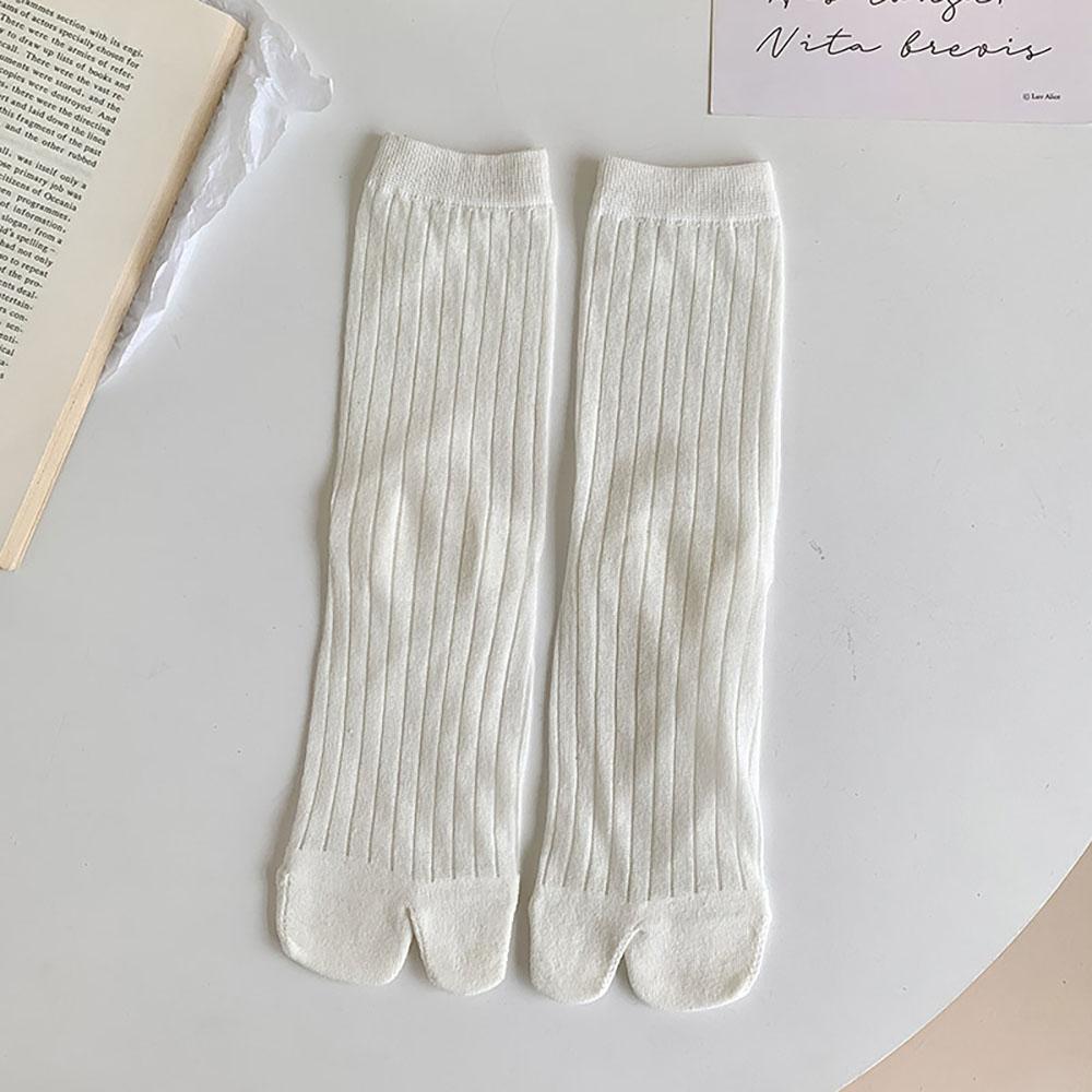 

Японские женские носки-миди с двумя пальцами, тонкие дышащие повседневные хлопковые носки, носки с раздельным носком, носки с двумя пальцами Fits EU 36-40