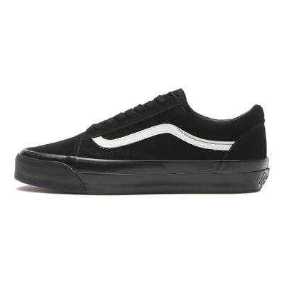 Zapatillas de Skate Unisex de Caña Baja Resistentes a la Abrasión Old Skool Premium Color Negro VN000D56B8C