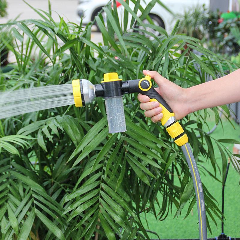 Multi-functional Foam Hose: Garden Watering, Vegetable Sprinkler, Fertilizing, Car Wash Tool
