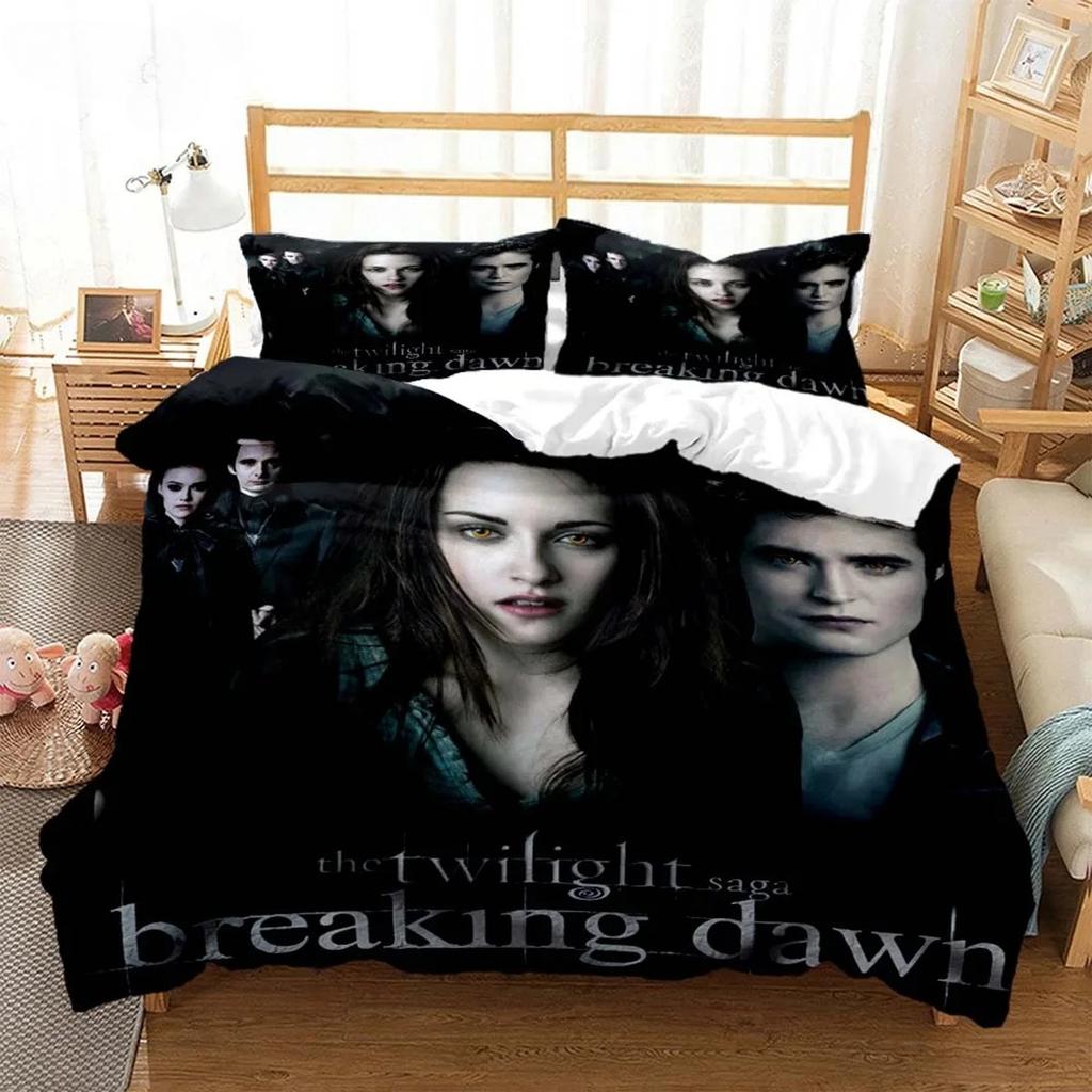 Bella Vampire Girl Duvet Cover The Twilight Pillowcase Bedding Set Boys Girls Bedroom Decoration Gift Single Double Size