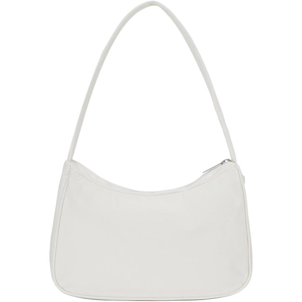 The North Face Bonney 1.8L Front Logo Print Shoulder Bag Outdoor Unisex Shoulder Bag Cream-White NN2PQ08K