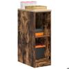 VidaXL Garage Storage Cabinet Smoked Oak 30x51x85 Cm Pine Wood, Cabinet, Tool Cabinet, Low Cabinet, Cabinet of 860530