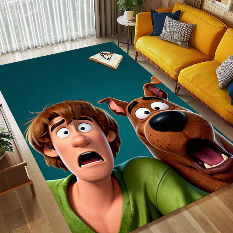 Scooby Mystery Living Room Nonslip Area Rug Soft Carpet For Bedroom Game Playroom Sofa Office Home Decor Doormat Christmas Gift C922171