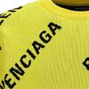 Balenciaga Allover Logo Knit Oversized Crewneck 657401T32007440
