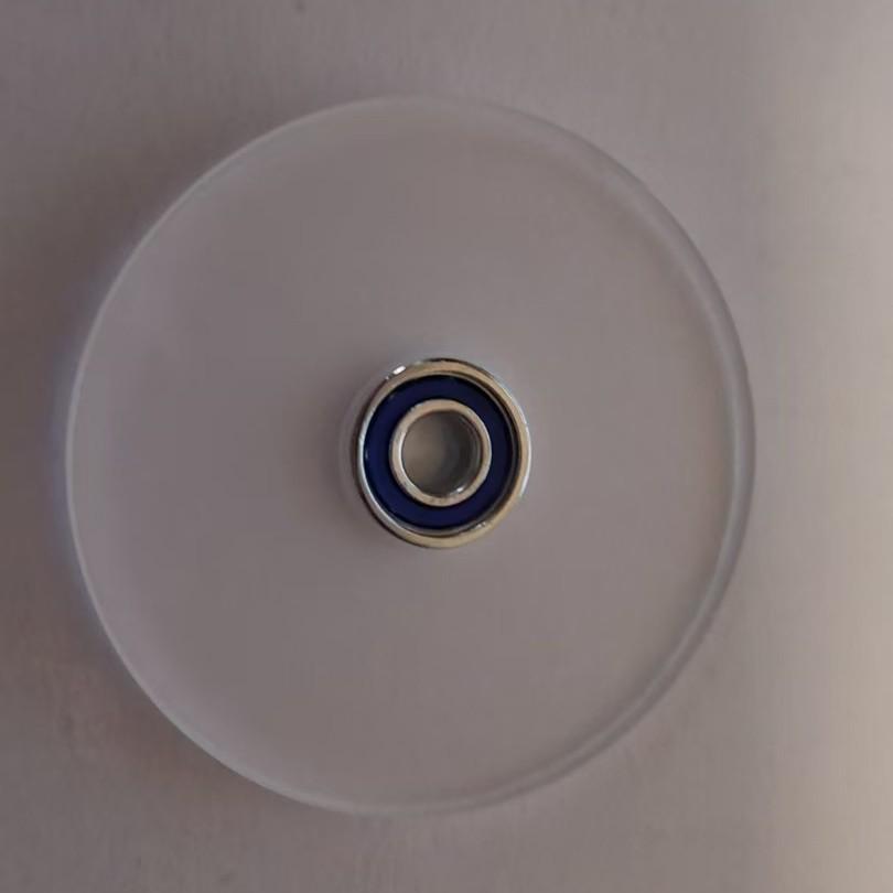 Akryl med flera fack Roterande Jultomteprydnad: Tecknad Jul Skrivbordsgåva