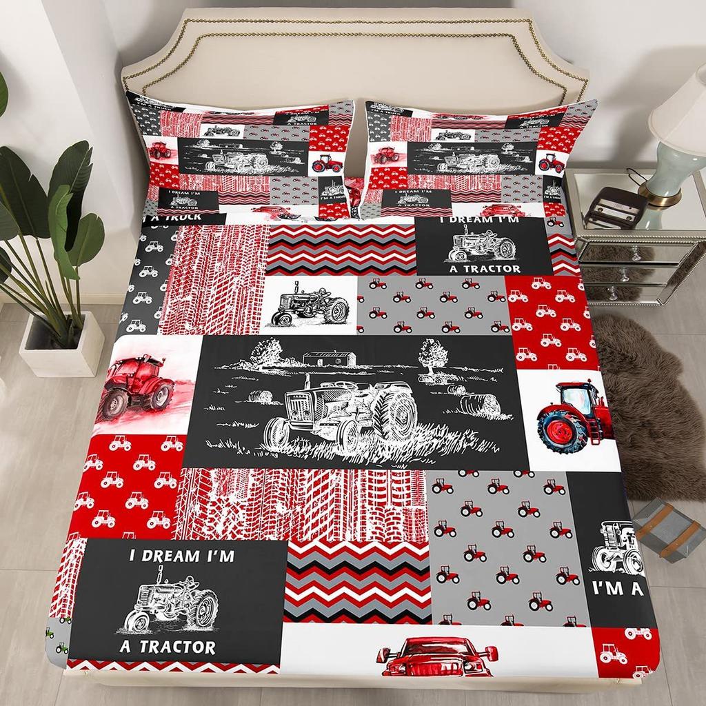 Cute Penguin Pattern Mattress Three-Piece Digital Printing Bedding Mattress Three-Piece Set Children And Adults