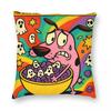 CCourages Cowardly Dog Cereal Box Pillowcase Soft Cushion Cover Decorative Throw Pillow Case Cover Home Drop Shipping cm