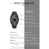 SANDA New Mechanical Men's Watch Calendar Digital Fashion Versatile Leather Fluorescent Men's Watch