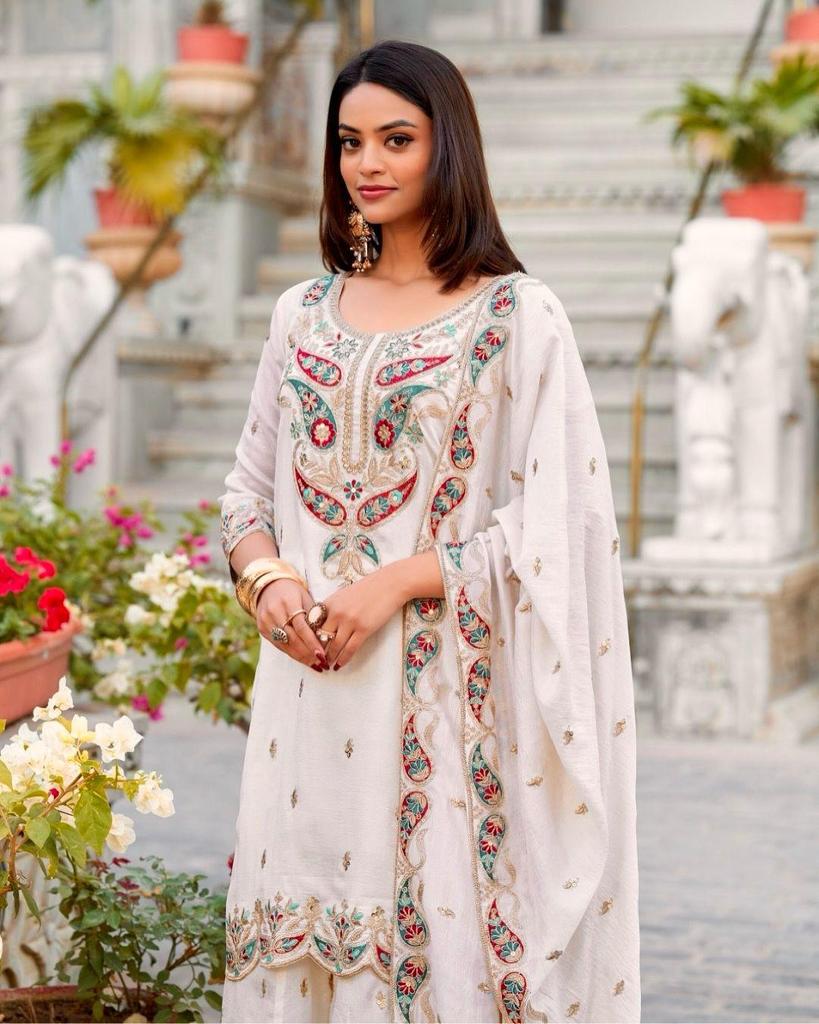 Tenue de soirée Bollywood pour femmes Salwar Kameez Palazzo Sharara Ensemble Tenue de soirée indienne pakistanaise