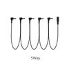 Guitar Pedal Board Daisy Chain Power Supply Cable, 3/4/5/6/8 Way Guitar Power Supply Cord Power Cable Chain for Guitar