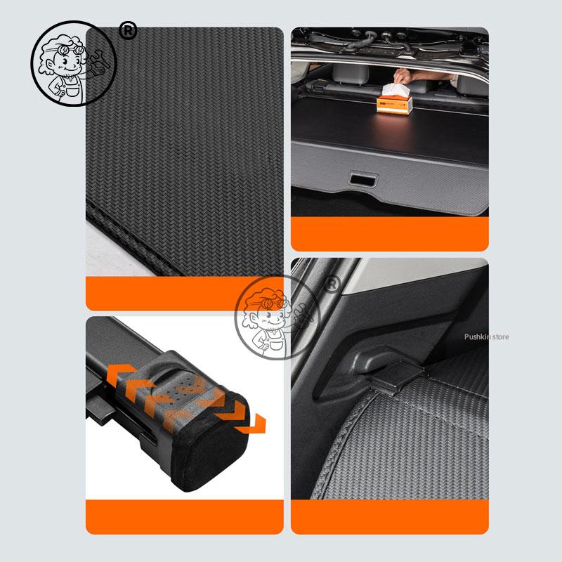 For Toyota RAV4 XA60 2026 Car Cargo Cover Trunk Retractable Parcel Rack Waterproof Shield Privacy Cargo Cover Auto Accessorie