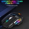 USB Wired Gaming Mouse 7 Button Backlit Ergonomic Mice 2400 DPI Backlight Adjustable Optical Mice for PC Gamer Computer Desktop