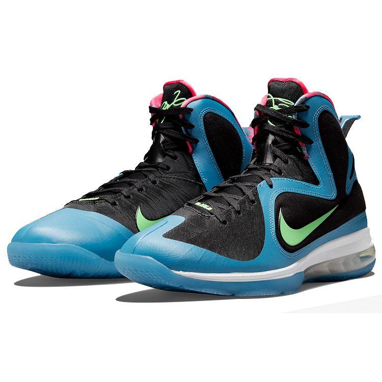 Nike LeBron 9 South Coast Men Sneakers Blue Black Lime-Glow DO5838-001