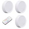 3 Stück LED Puck Licht 4 Farben Dimmbar Timing Wiederaufladbare Batterie Betrieben LED Push Lampe mit E26 B