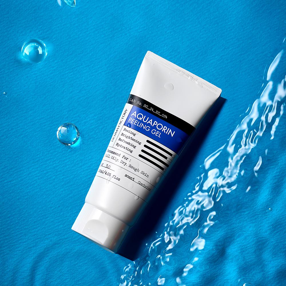 Dermafactory Aquaporin Peeling Gel – Hydrating No-Irritation Exfoliating Care for Smooth Bright Skin, Korean