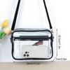 Klare PVC Umhängetaschen für Damen, Wasserdichte Urlaubs-Reise-Strand-Umhängetasche für Draußen, Sommer-Damen-Handtaschen Geschenke