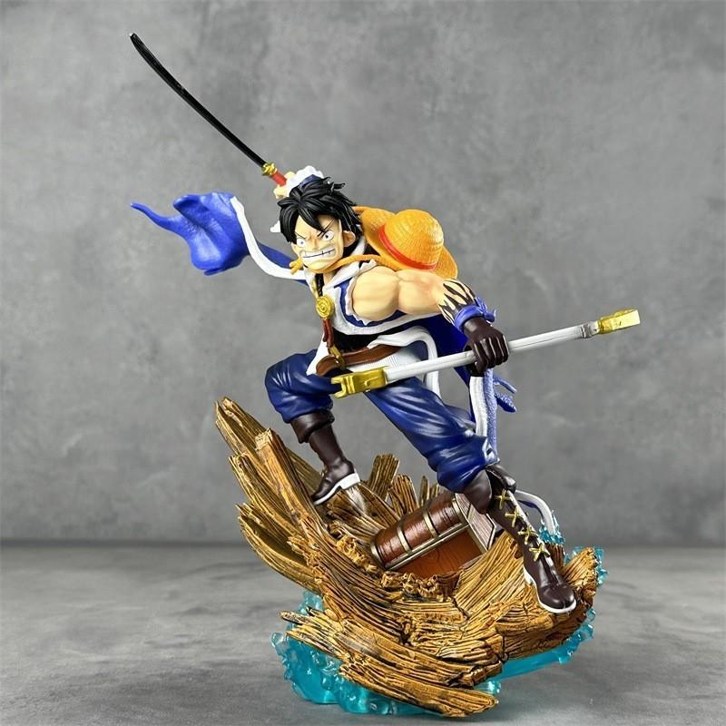One Piece Fantasy Luffy Gk Figure Straw Hat Pirates Anime Statue Model Desktop Ornament Gift For Adult Collectors Wholesale