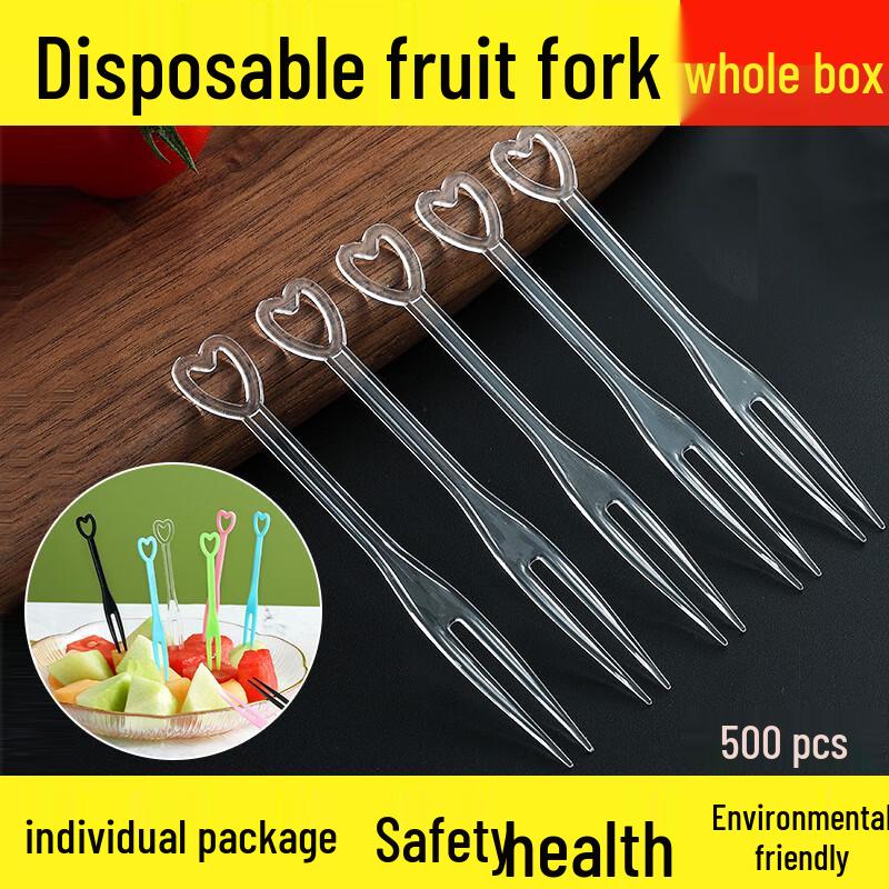 Disposable Plastic Fruit Forks