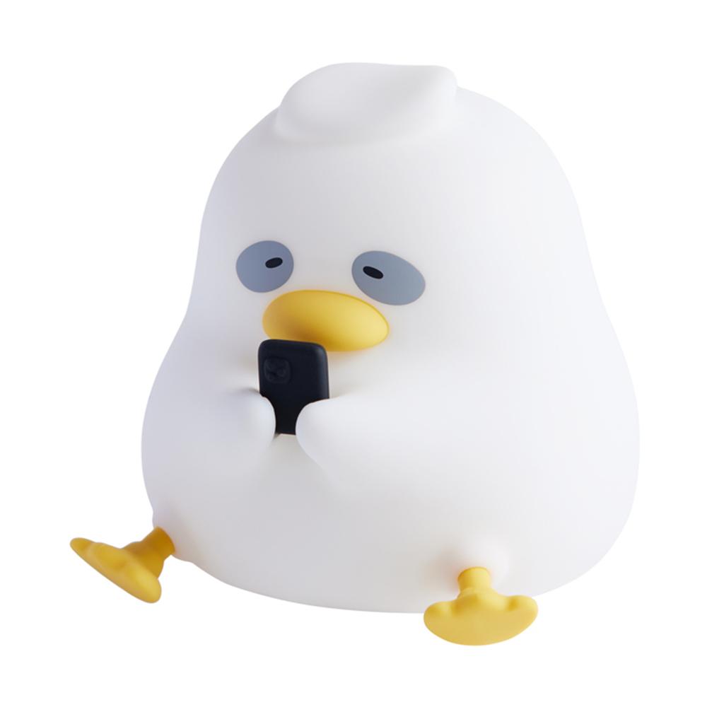 

A017 Dark Circle Duck Silicone Night Light Three Brightness Adjustment Bedside Lamp A