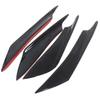Front Bumper Canards Universal Car Splitter Diffuser Fins Anti-Scratch Anti-Collision Bumper Lip Decoration Exterior Canards