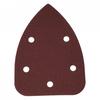 10PCS Professional Grade Flocked Back Sandpaper Triangle Sanding Sheets