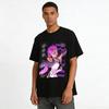 Y2K Style Cool Girl Rumi Printed T-shirt Street Trendy Anime Character Loose Casual Top Pure cotton T-shirt