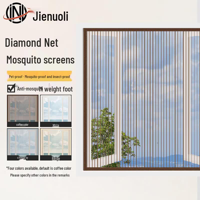 JNL N82153 Self-Adhesive Diamond Mesh Window Screen