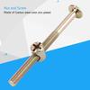 Bolts and Nuts - EJ.LIFE - Pack of 10 - Carbon Steel - Corrosion-resistant - Hex Head