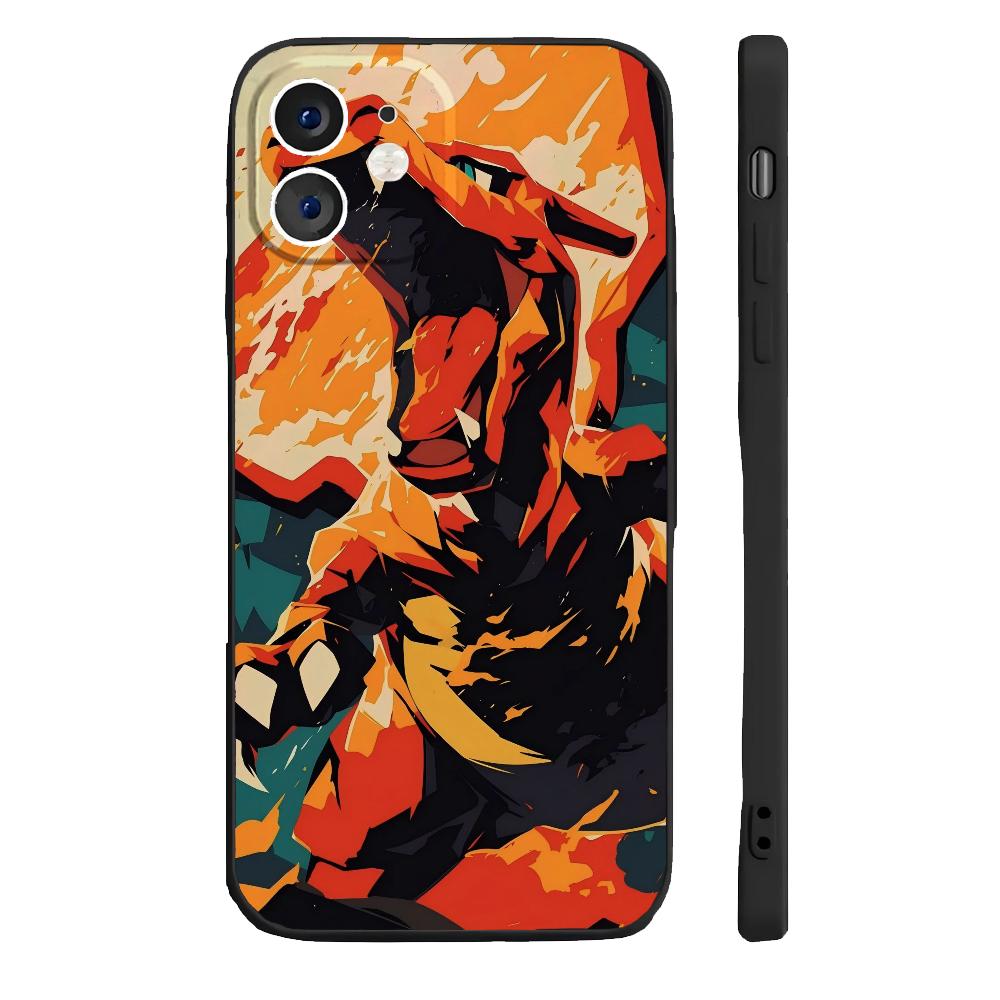 

Чехол для телефона C-charizard силиконовый мягкий для iPhone 16 15 14 13 12 11 Plus Pro Max Plus For IPHONE 16