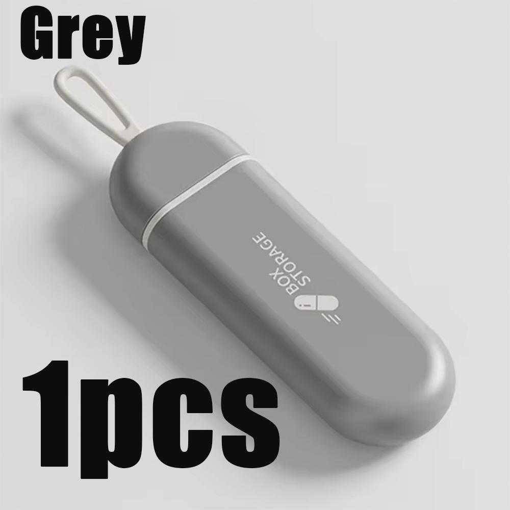 

1pcs Portable Pill Box Colorful 3 Spaces Medicine Case Health Container Pocket Pill Box Pocket Moisture Proof Travel Accessory