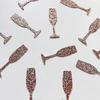 Bachelorette party decoration confetti bridesmaid party decoration 100pcs gold cong scattered pieces shiny wedding 1