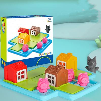 Zestaw gier planszowych dla dzieci Puzzle Poziom edukacji wczesnoszkolnej Zabawka do ćwiczenia koncentracji logicznego myślenia Bajka Interakcja rodzic-dziecko