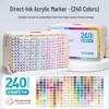 Blue Fruit Direct Liquid Acrylic Marker Pen for Kids - Large Capacity Soft Tip for Watercolor Painting