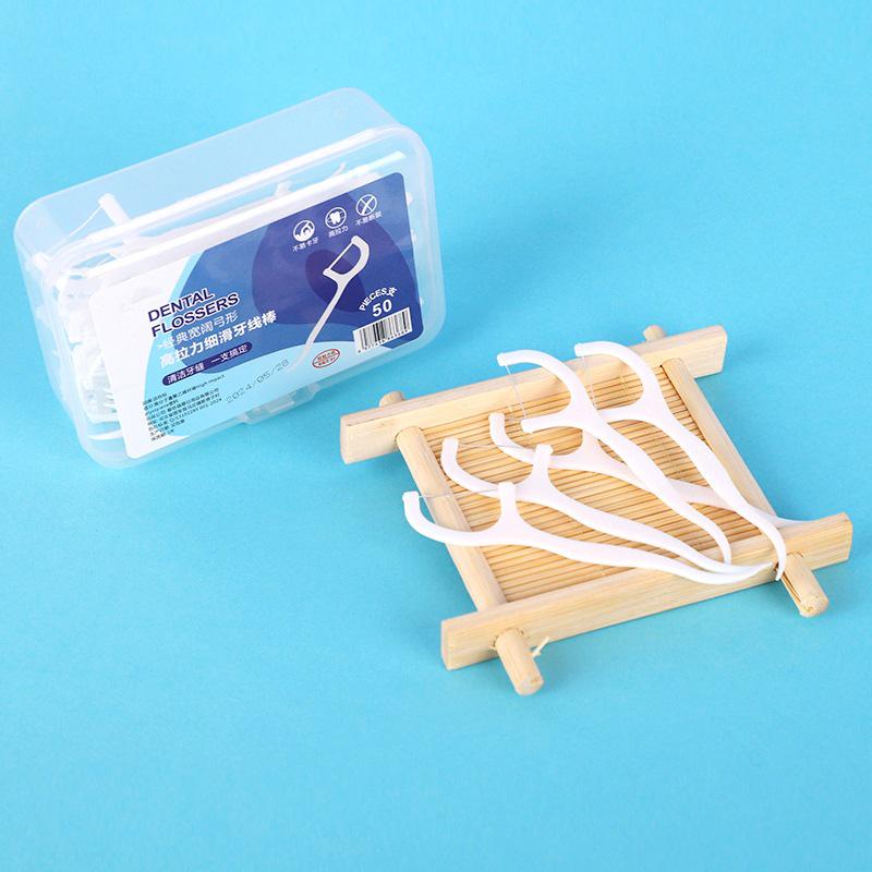 Ultra-Fine Dental Floss Picks Family Pack - Disposable Toothpicks In Portable Box