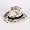 Spring and Summer Outdoor Sunscreen Sunshade Top Hat Men's Casual Jazz Hat Papyrus Breathable High-end Large Brim