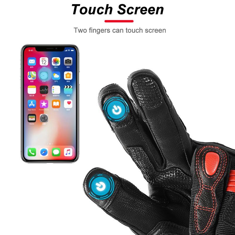 Suomy Women Pink Goatskin Motorcycle Gloves Lady Long Full Finger Scooter Electric Bike Glove Cycling Racing Motocross Luvas XS