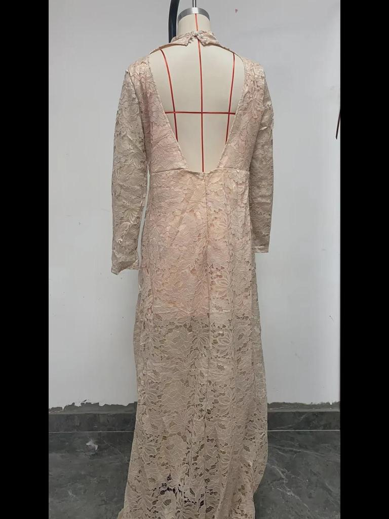 Goldenes Fischschwanz-Abendkleid für Damen – 2025 Neuer eleganter Herbst/Winter-Bankettstil