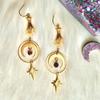Bohemian Moon Earrings Alloy Dangle Jewelry For Women Men Spring