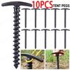 Outdoor Camping Tent Accessories Spiral Plastic Ground Nail 14.5cm Length Stake for Canopy Awning Tarpaulin Camping Hiking