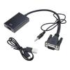 VGA To HDMI Adapter Converters with 3.5mm 1080P VGA Input Source To TV/Monitors/LCD Connectors