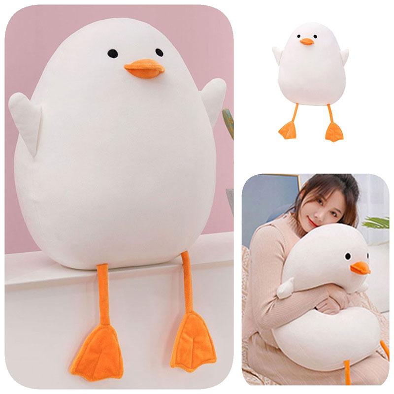 Duck Toy Plush Sleeping Pillow Ragdoll Down Cotton Filling Huggable Room Decor