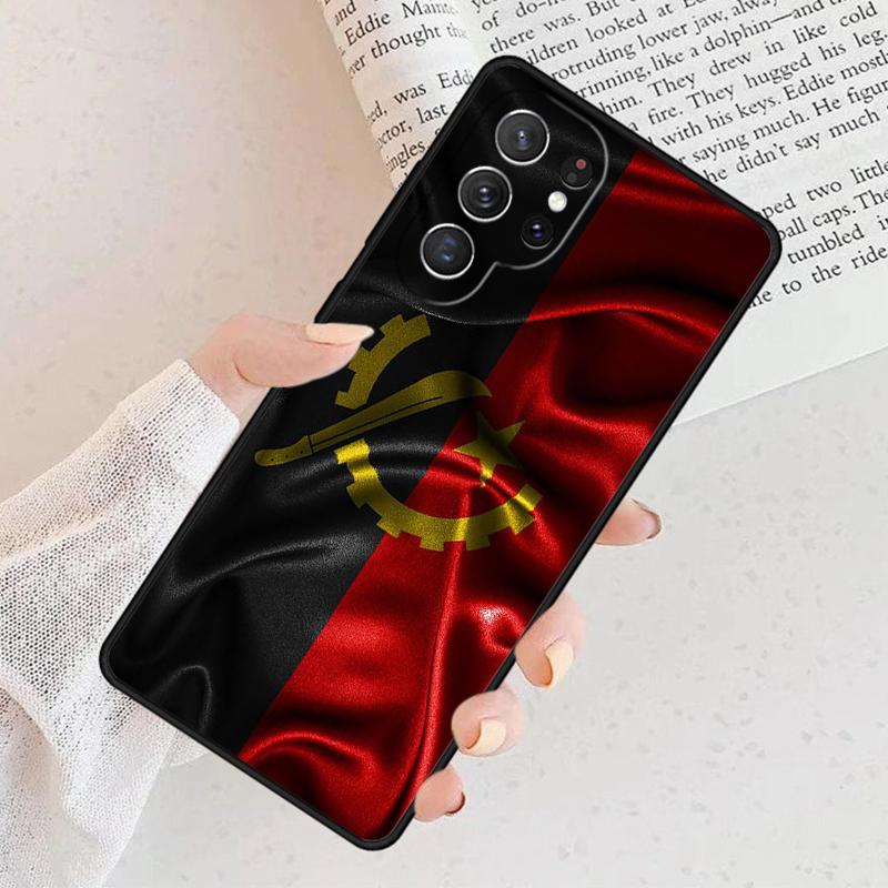 Angola Flag Phone Case For Samsung Galaxy S25 S23 S30 S8 S21 S20 FE S24 S22 Note 10 20 S8 Plus Lite Ultra