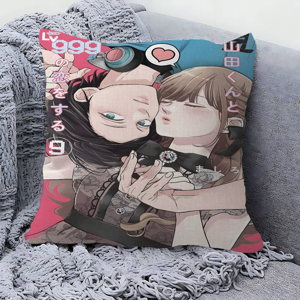 Anime My Love Story With Yamadakun At Lv Lucky Dragon pillow cover sofa cushion cover home room decoration children gift