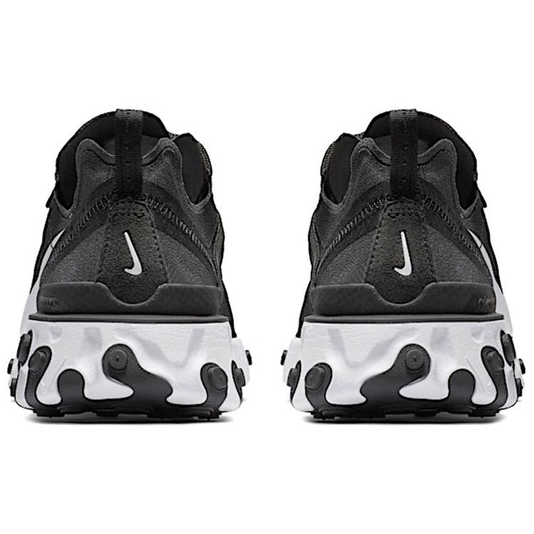 Neuer Nike React Element 55 Schwarz Weiß Damen BQ2728-003