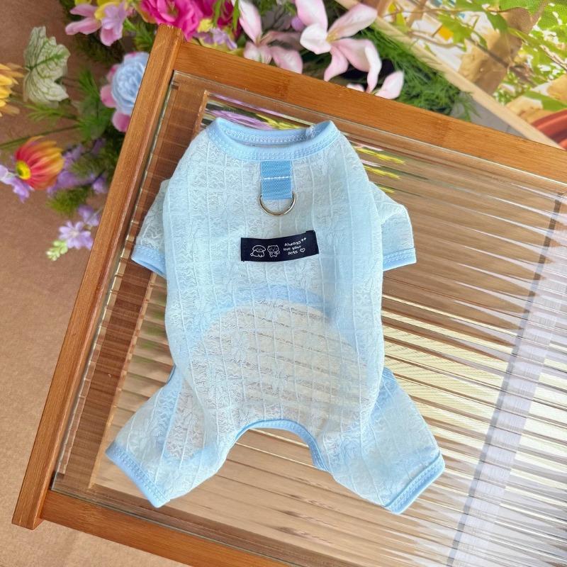 Abbigliamento per Cani - Rete Estiva Leggera Traspirante a Maglia - Indumento a Quattro Zampe per Animali Domestici - Raffreddamento e Protezione dal Calore