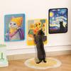 New Jute Painting Cat Scratching Board, Starry Sky Cat Painting Scratching Pad, Durable Cat Toy