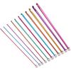 Häkelnadeln 2,0 mm - 8,0 mm Mehrfarbiges Aluminium Afghanistan Häkelnadel-Set für Anfänger Strickliebhaber