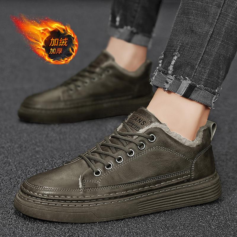2026 New Casual Shoes for Men Shoes Design Sneakers Male Comfortable Cow Leather All-match Comfortable Skate Shoes Man